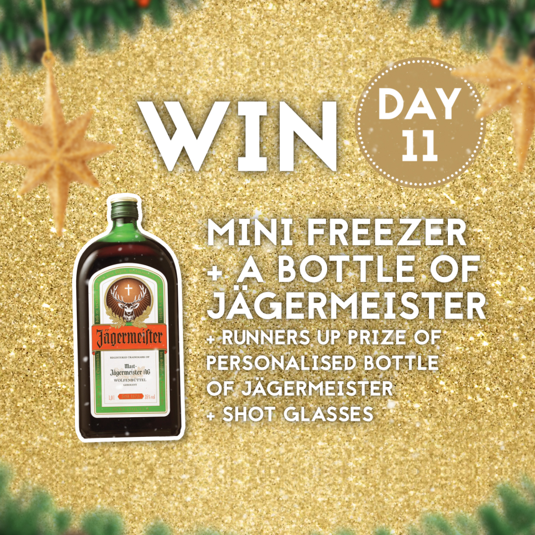 win a Mini freezer + a 70cl bottle of Jägermeister